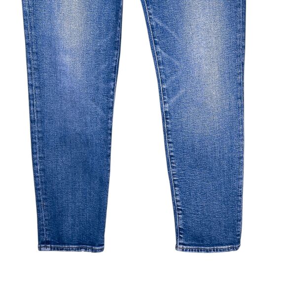 Madewell Women's Mid-Rise Classic Straight Jeans Medium Wash Blue Denim Size 26 - Picture 6 of 9